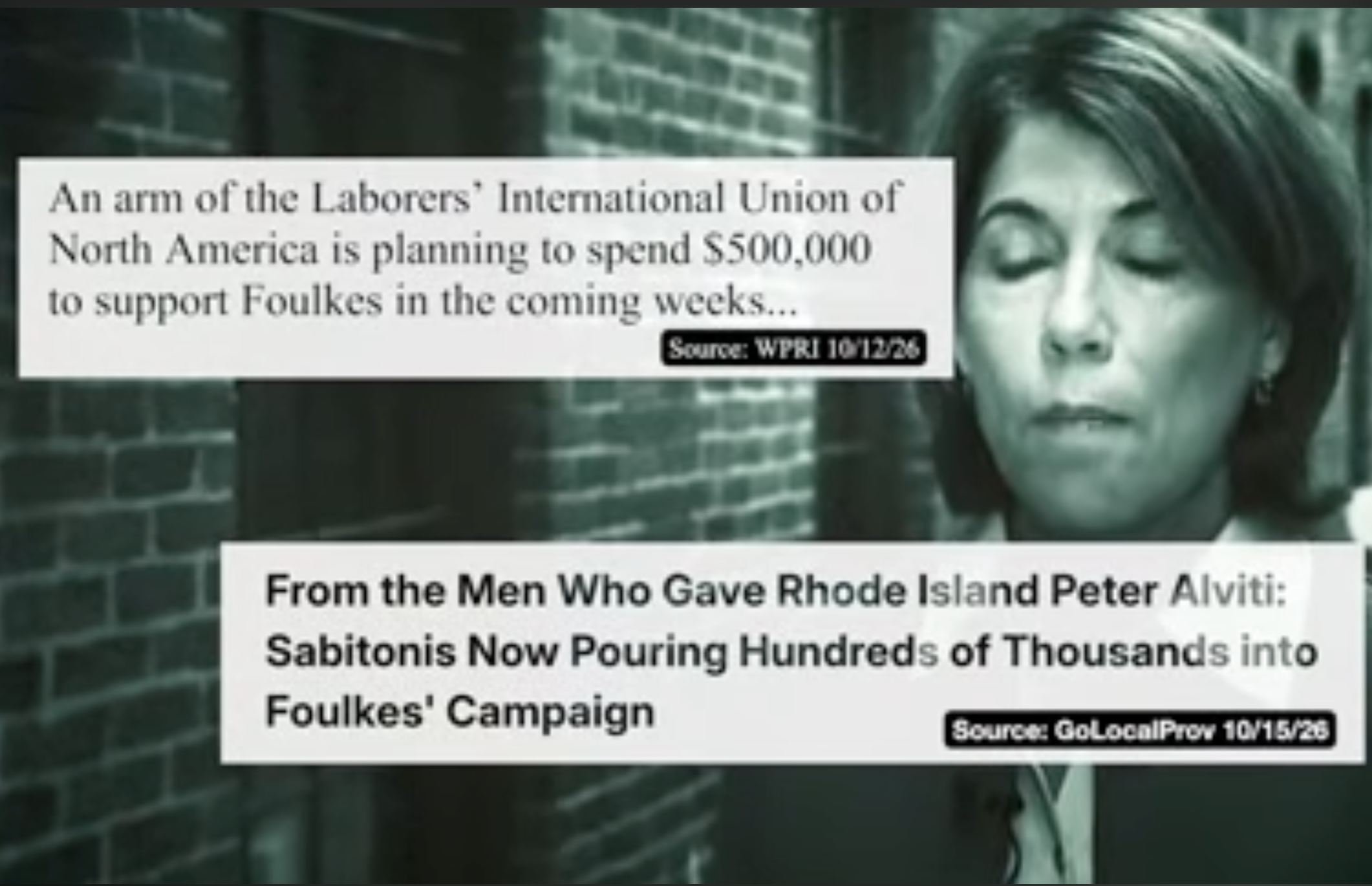 NEW: Block Hammers Foulkes in New Ad - Calls Her… | Go Local Prov