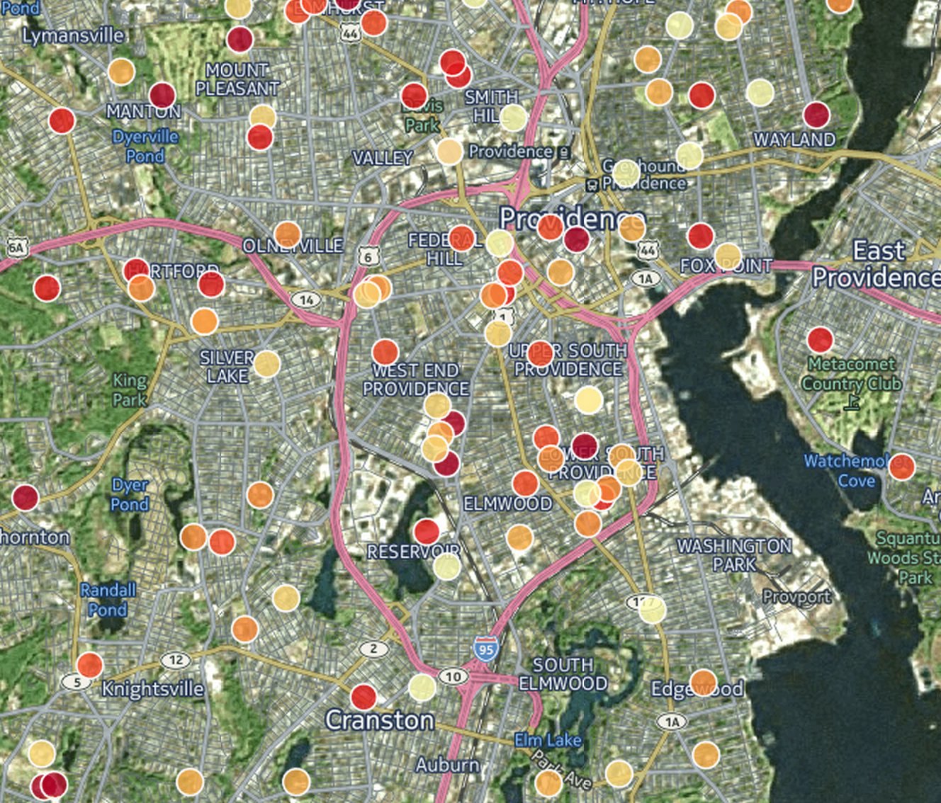 INTERACTIVE: Every RI School Cafeteria Health Code… | Go Local Prov