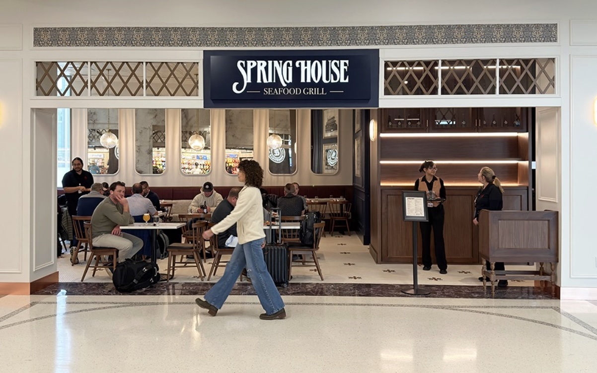 Spring House Seafood Grill Now Open at RI International Airport