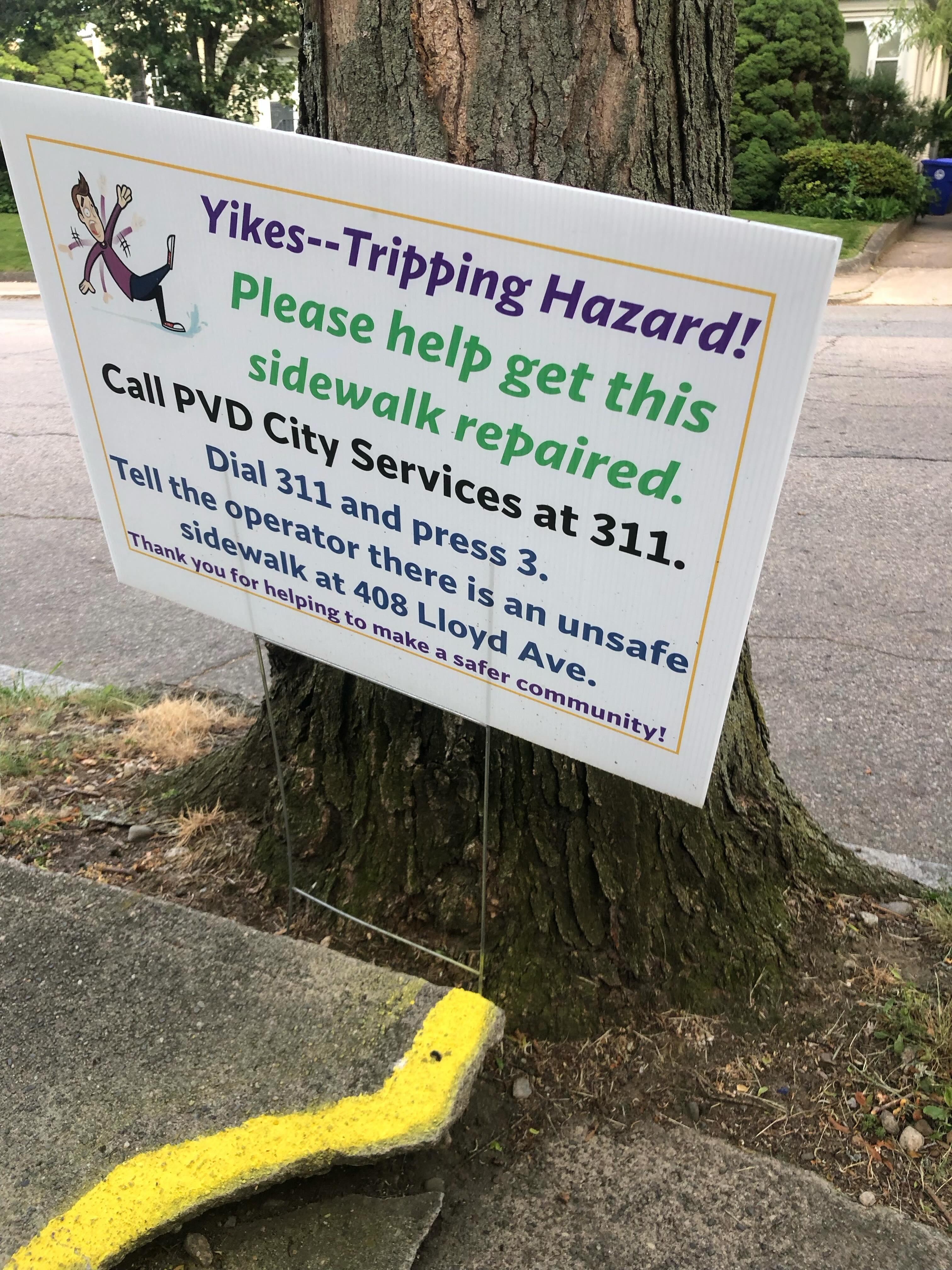 When Providence City Hall Doesn’t Respond, One Home Asks the Neighborhood for Help