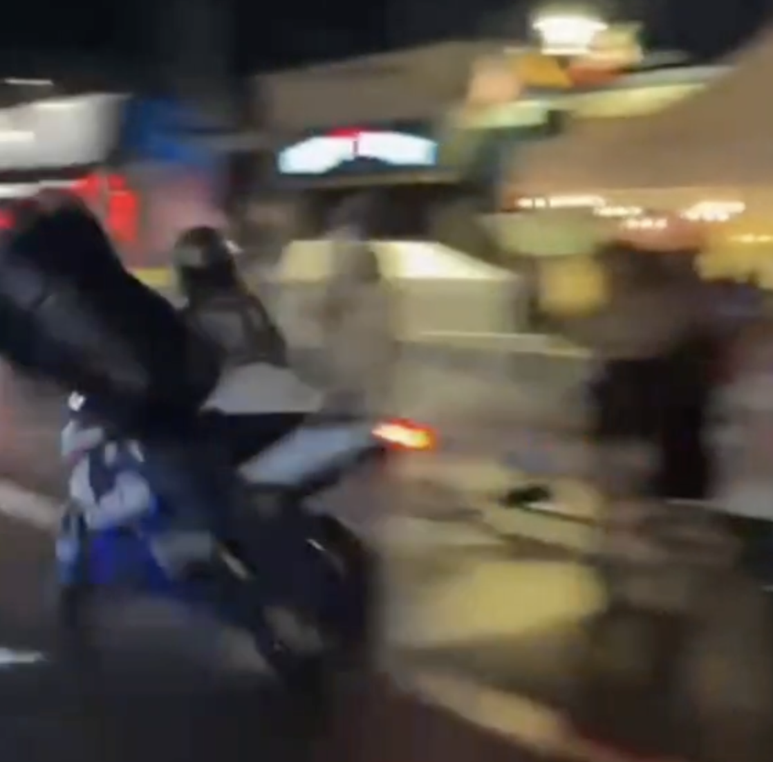 VIDEOS: Chaos on Federal Hill as Motorcycle Drives Through Feast, Hit With Trash Can and Crashes