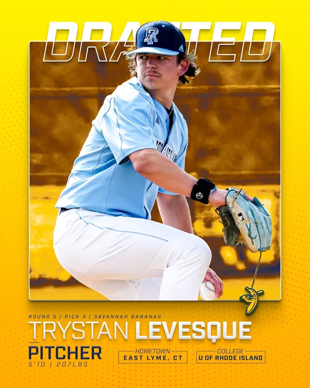 Meet Rhode Island Baseball Star and Now, Savannah Banana - Trystan Levesque